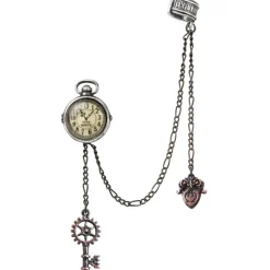 Alchemy Gothic Alchemy Uncle Alberts Timepiece Stud Earring