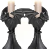 Alchemy Gothic Alchemy Vespertilio Bat Candlesticks Pair