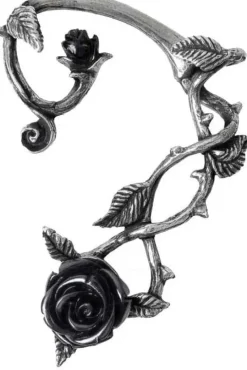 Alchemy Gothic Alchemy Wild Black Rose Ear Wrap E410
