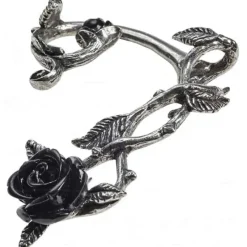 Alchemy Gothic Alchemy Wild Black Rose Ear Wrap E410