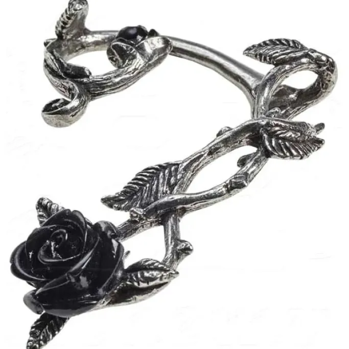 Alchemy Gothic Alchemy Wild Black Rose Ear Wrap E410