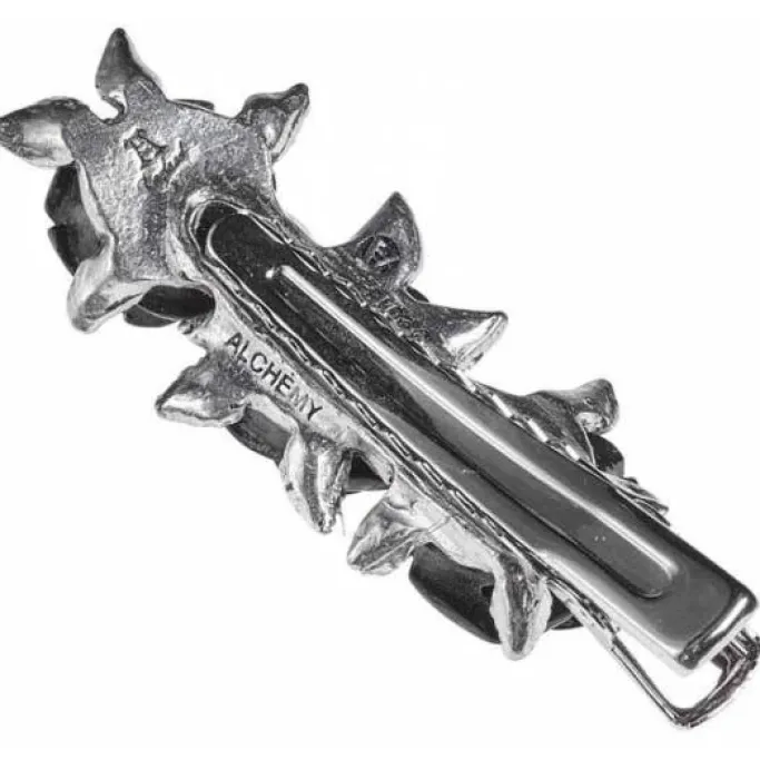 Alchemy Gothic Alchemy Wild Black Rose Hair Clip