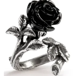 Alchemy Gothic Alchemy Wild Black Rose Ring