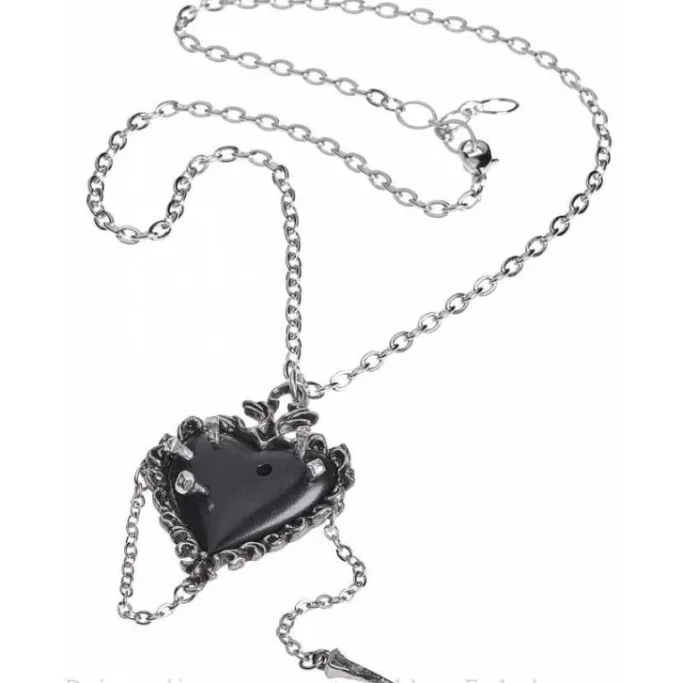 Alchemy Gothic Alchemy Witch Heart Pendant