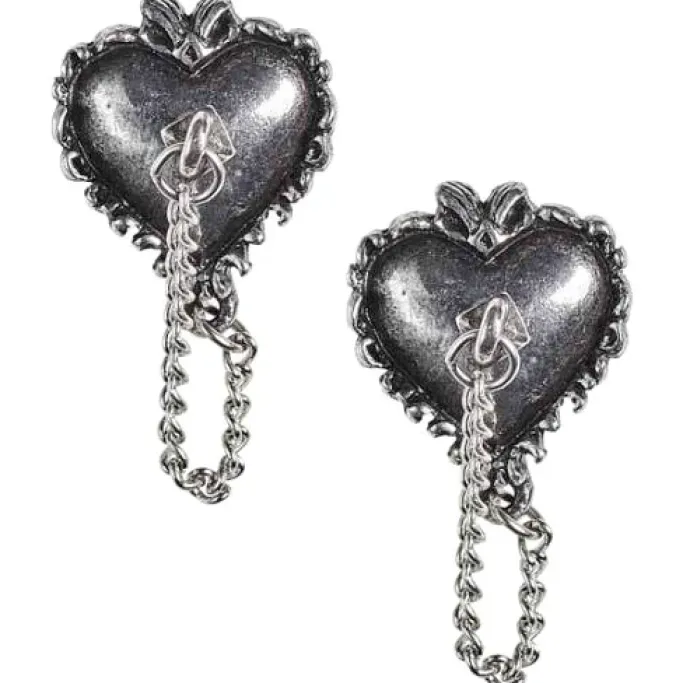 Alchemy Gothic Alchemy Witches Heart Studs