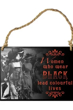 Alchemy Gothic Alchemy Women Who Wear Black Plaque