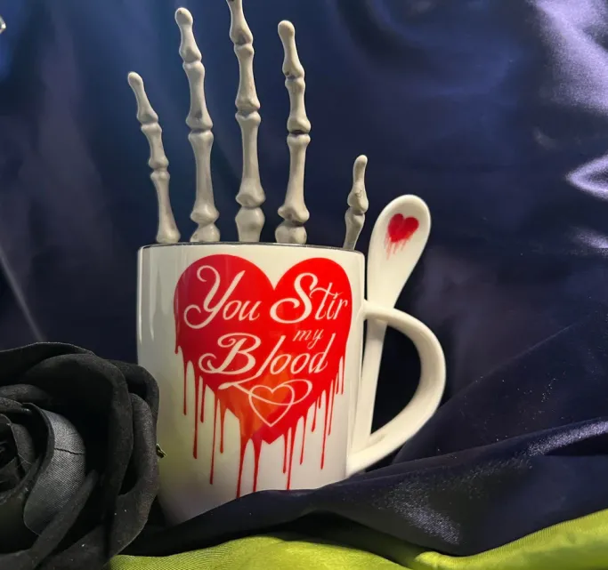 Alchemy Gothic Alchemy You Stir My Blood Mug and Spoon Set