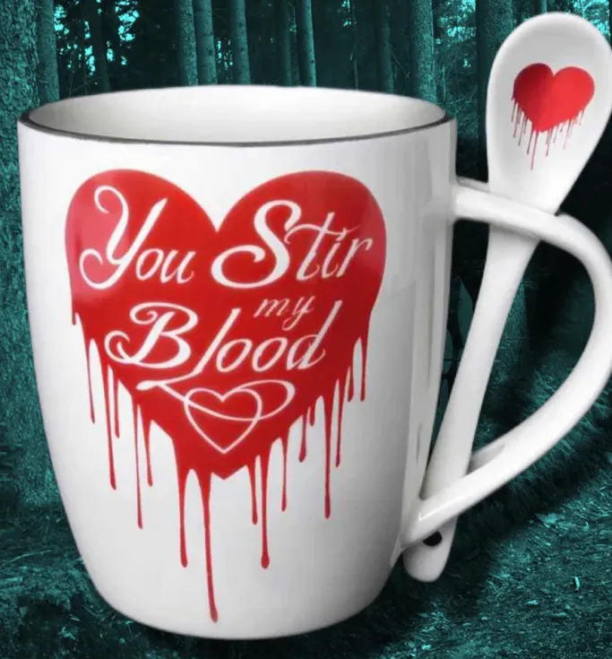 Alchemy Gothic Alchemy You Stir My Blood Mug and Spoon Set