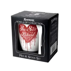 Alchemy Gothic Alchemy You Stir My Blood Mug and Spoon Set