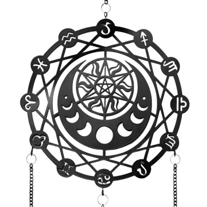 Alchemy Gothic Alchemy Zodiac Dream Catcher Wind Chime