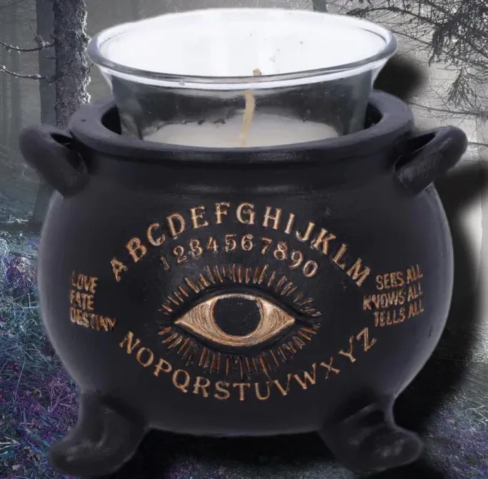 Nemesis Now All Seeing Cauldron Candle Holder