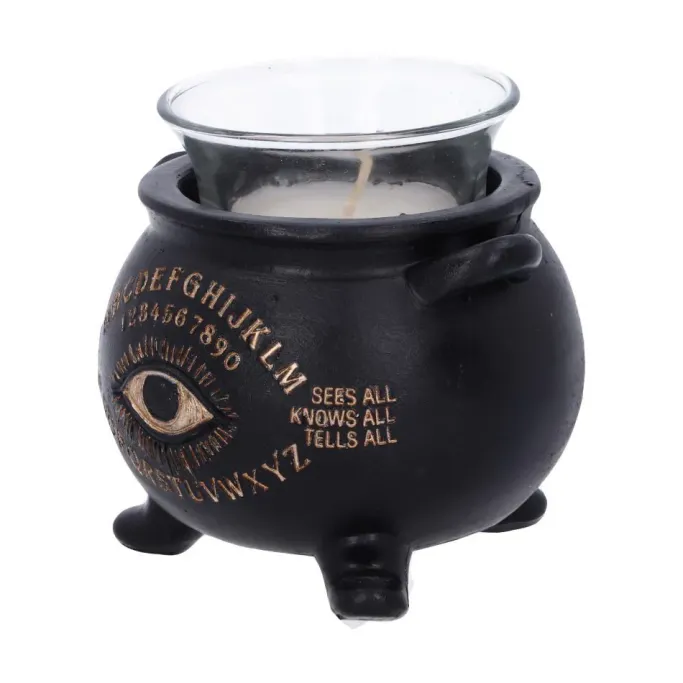 Nemesis Now All Seeing Cauldron Candle Holder
