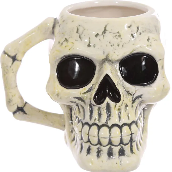 Puckator Ancient Skull Head Gothic Mug, Gift Boxed