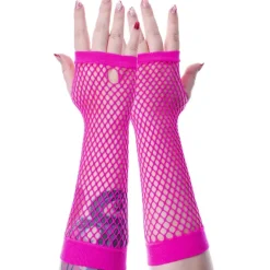 Innocent Clothing Andar Pink Mesh Gloves