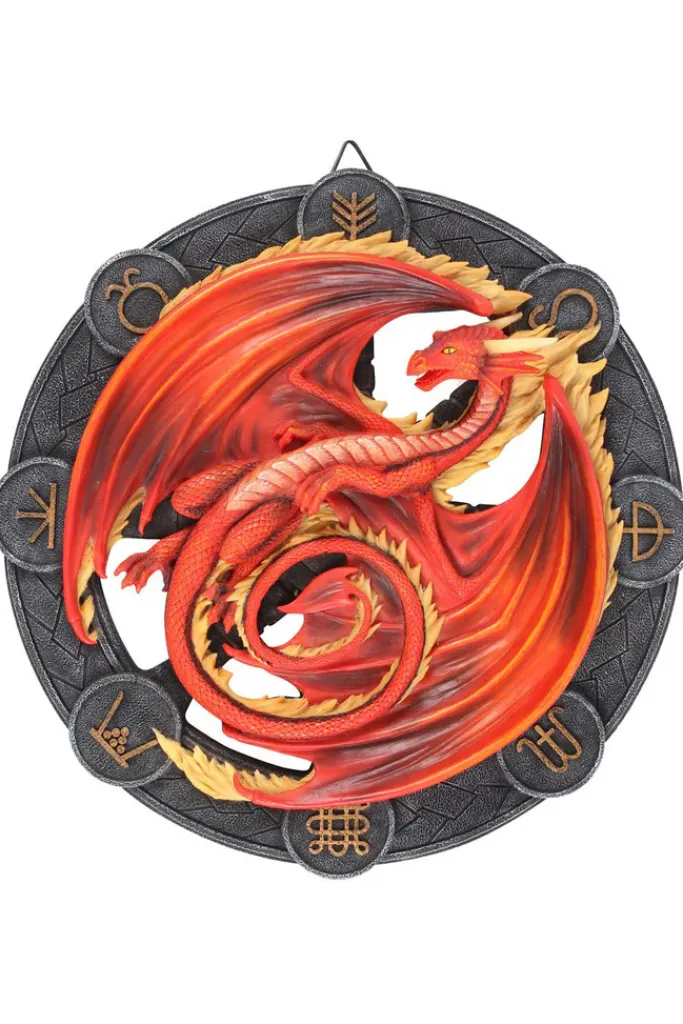 Something Different Anne Stokes Beltane Dragon Wall Plaque