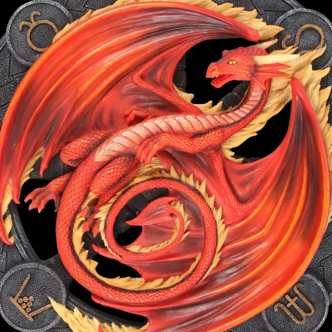 Something Different Anne Stokes Beltane Dragon Wall Plaque
