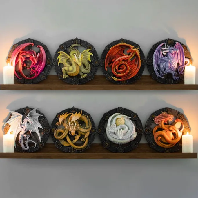 Something Different Anne Stokes Beltane Dragon Wall Plaque