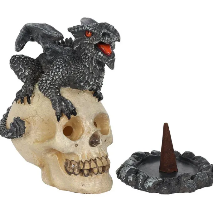Something Different Anne Stokes Black Dragon Incense Cone Burner