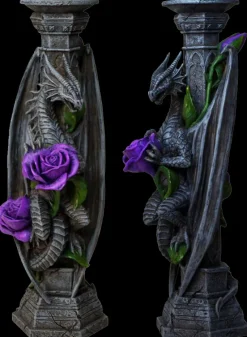 Nemesis Now Anne Stokes Dragon Beauty Candle Stick