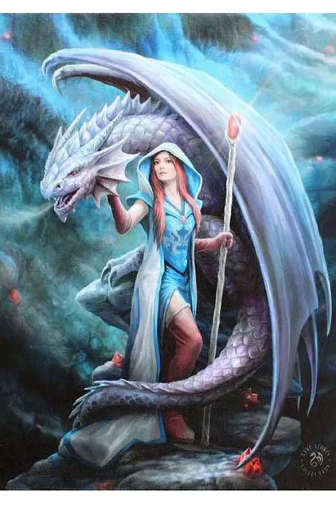 Something Different Anne Stokes Dragon Mage Picture