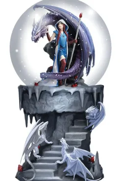 Nemesis Now Anne Stokes Dragon Mage Snow Globe