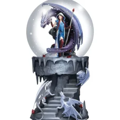 Nemesis Now Anne Stokes Dragon Mage Snow Globe