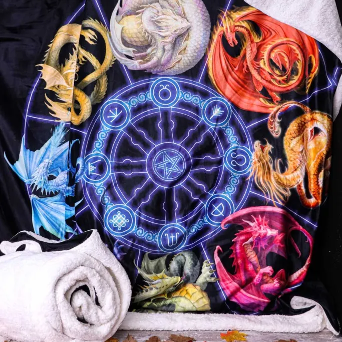 Nemesis Now Anne Stokes Dragons of the Sabbats Throw