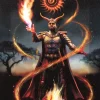 Something Different Anne Stokes Fire Element Wizard Picture
