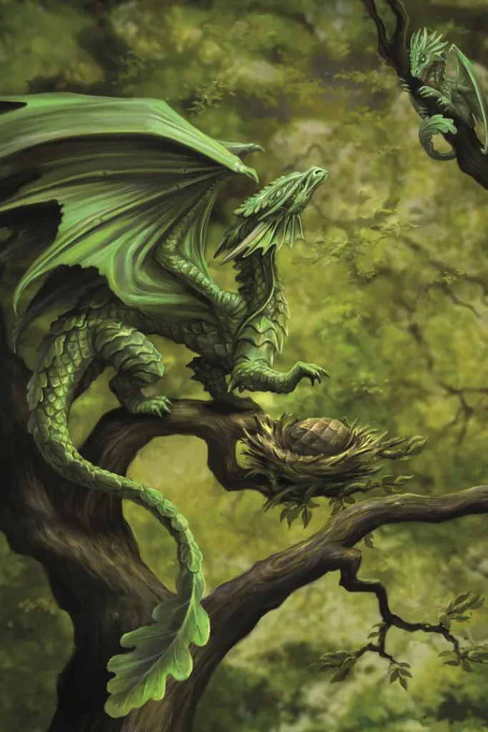 Eastgate Anne Stokes Forest Dragon Card