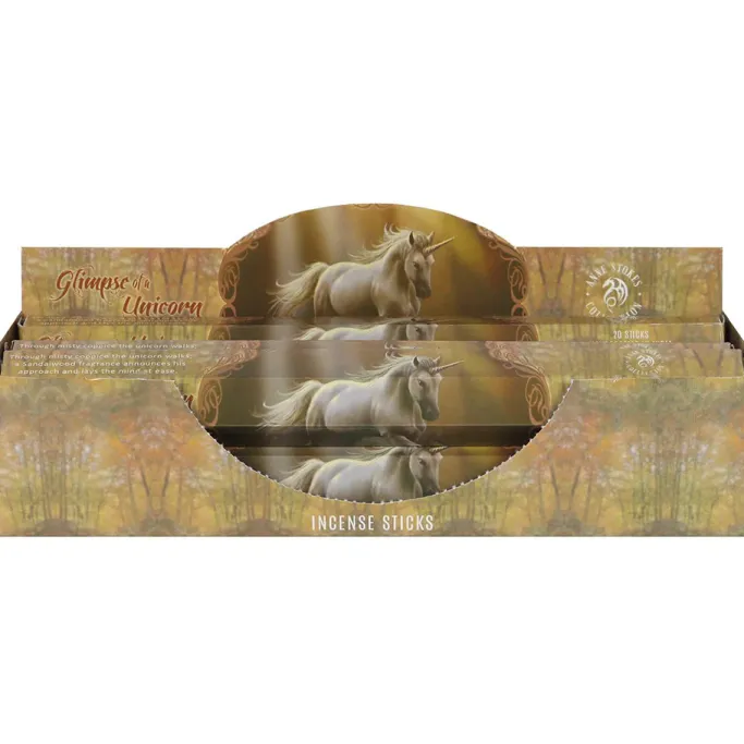 Something Different Anne Stokes Glimpse Of A Unicorn Incense Sticks
