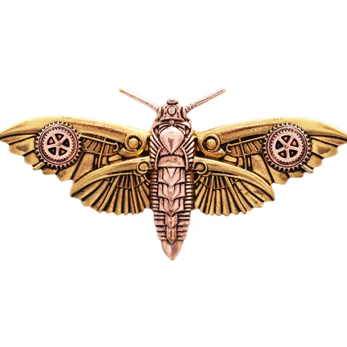 Engineerium Anne Stokes Magradores Moth Brooch Steampunk
