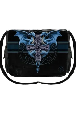 Nemesis Now Anne Stokes Messenger Bag, Dragon Duo Blue/Black