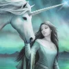 Something Different Anne Stokes North Star Unicorn Picture