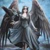 Something Different Anne Stokes Raven Picture