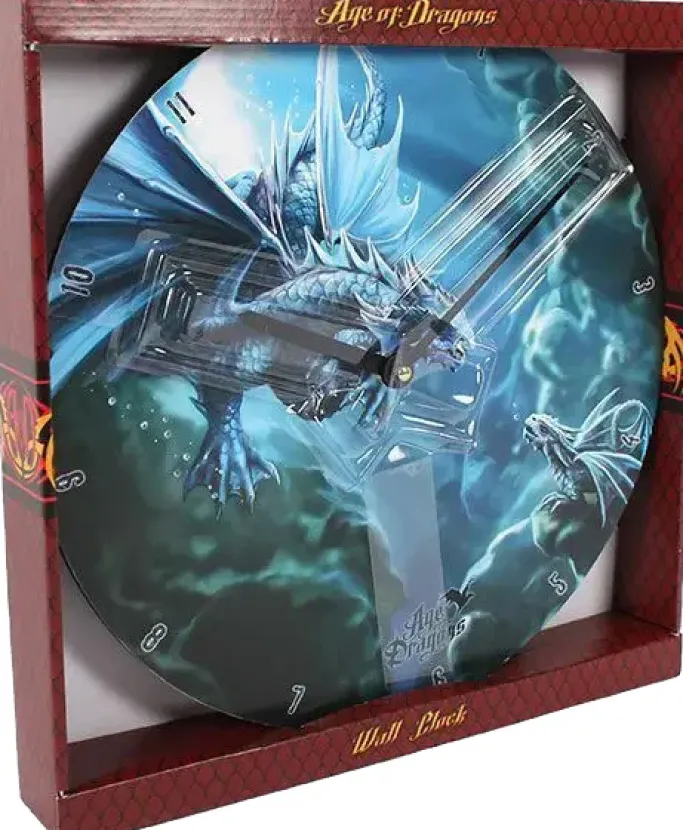 Something Different Anne Stokes Water Dragon Clock
