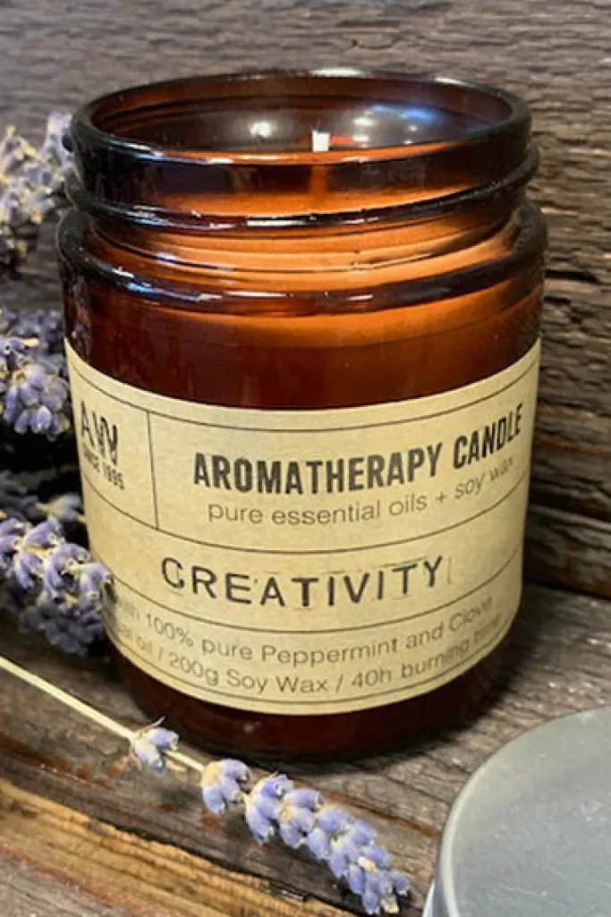 Ancient Wisdom Aromatherapy Candle Creativity