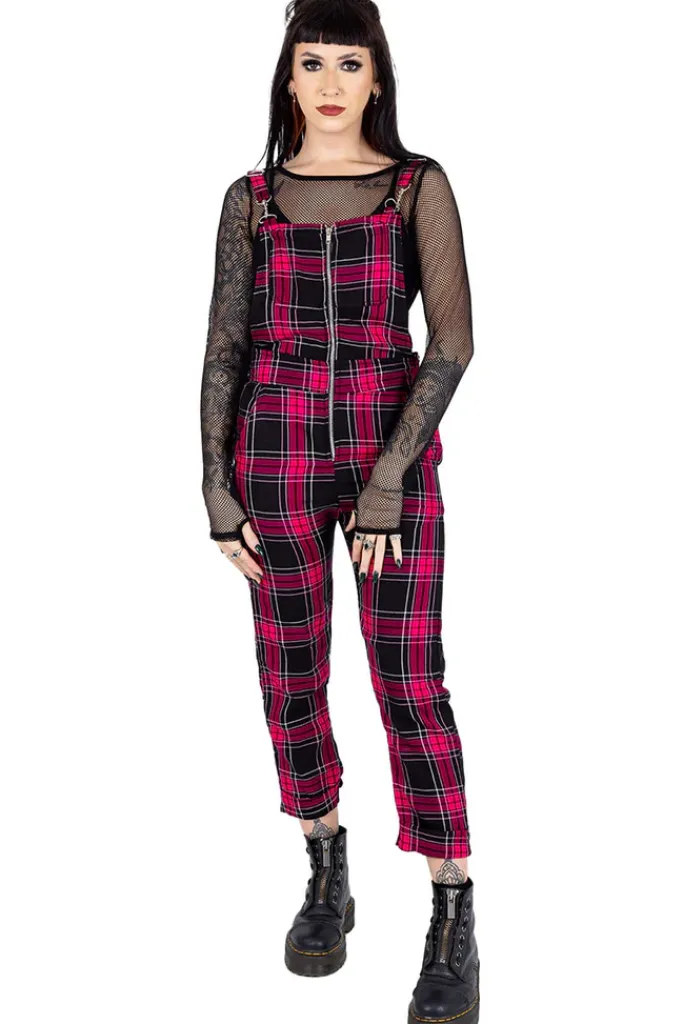 Innocent Clothing Asha Dungarees Dark Pink