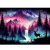 Oakhart Industries Aurora Borealis Glass Chopping Board