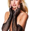 Baci Gloves Baci Fingerless Lace Opera Gloves