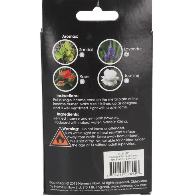 Nemesis Now Backflow Incense Cones Jasmine