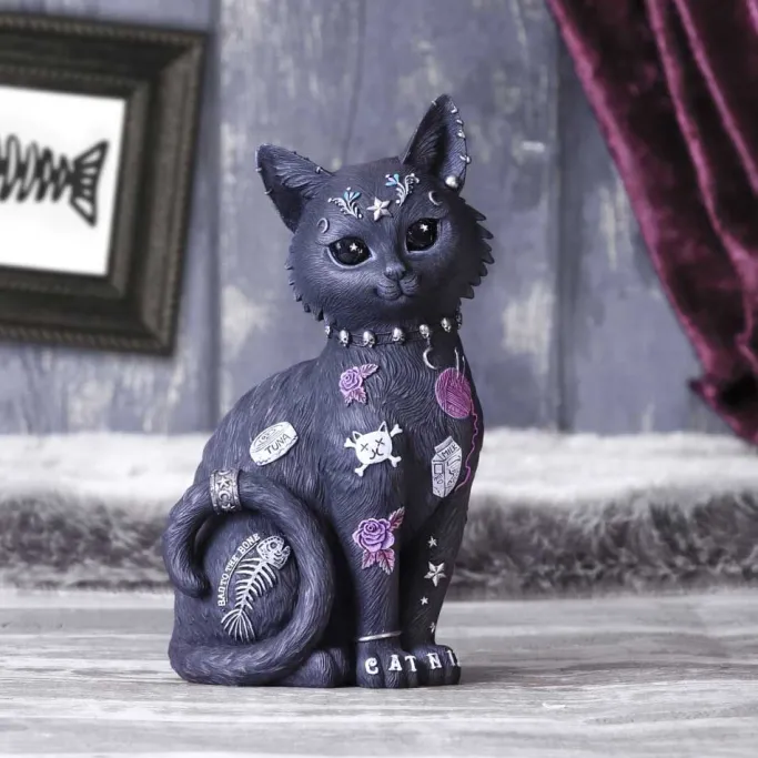 Nemesis Now Bad to the Bone Cat Figurine