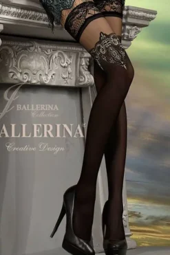 Ballerina 221 Hold Ups Stockings Semi Opaque