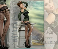 Ballerina 212 Hold Ups Stockings Black