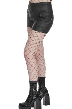 Banned Chaos Couture Shorts with Handcuffs