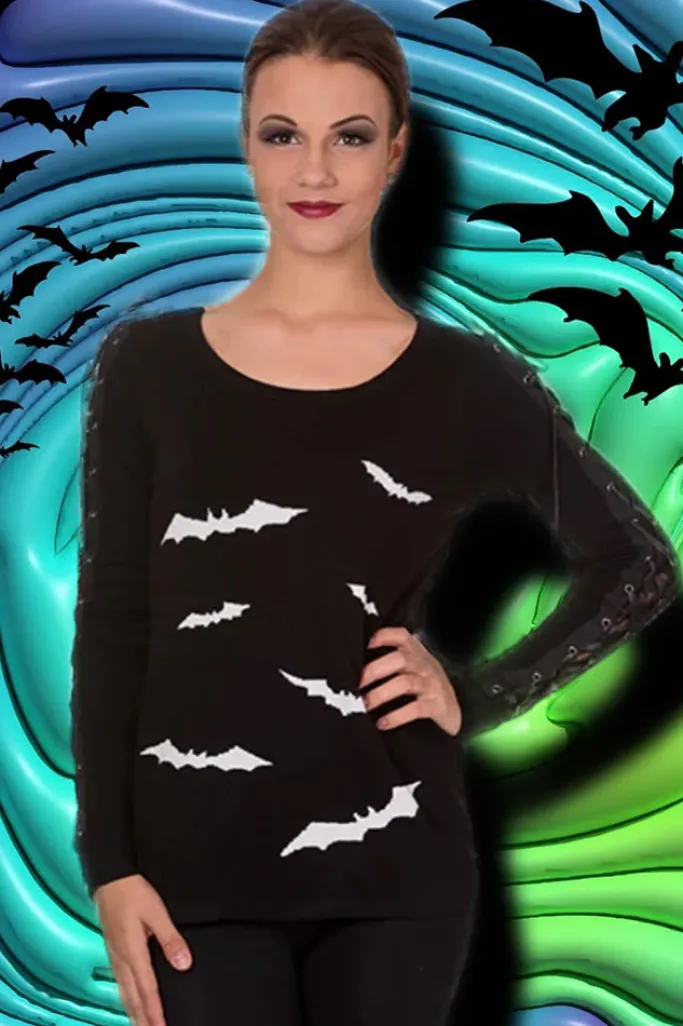 Banned Friction Jumper Black White
