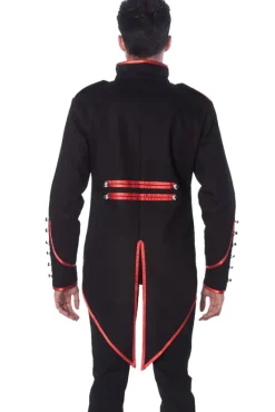 Banned Military Black Red Jacket (L)