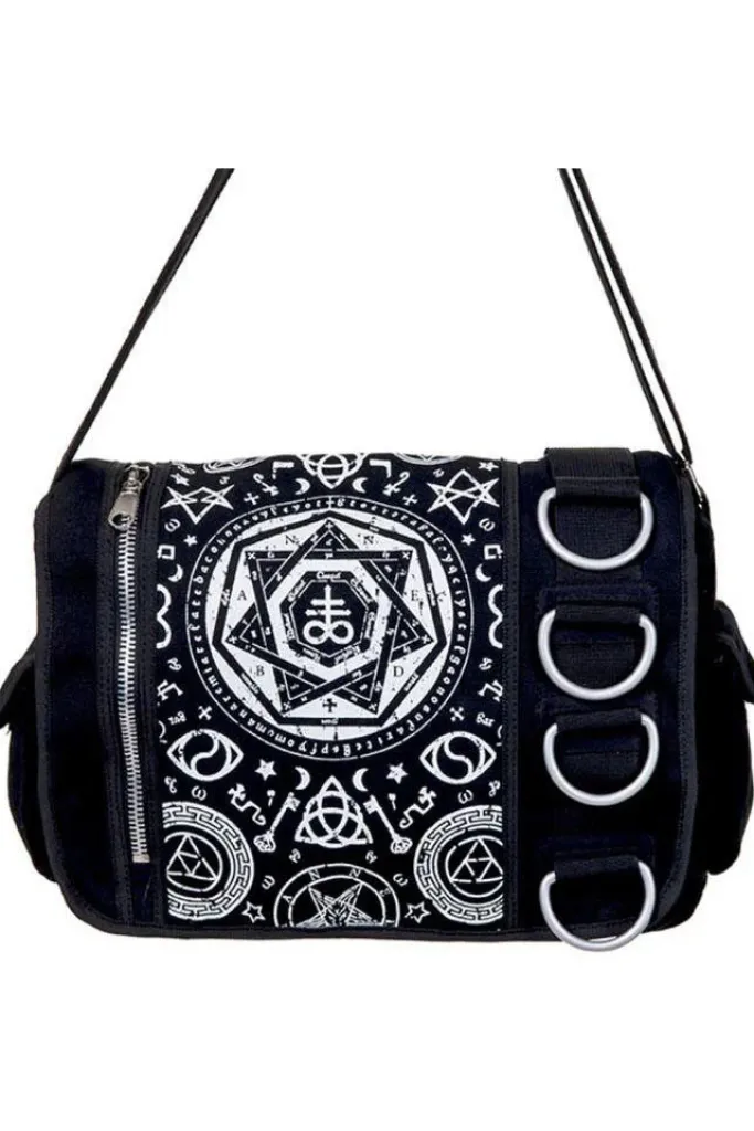 Banned Pentagram Messenger Bag