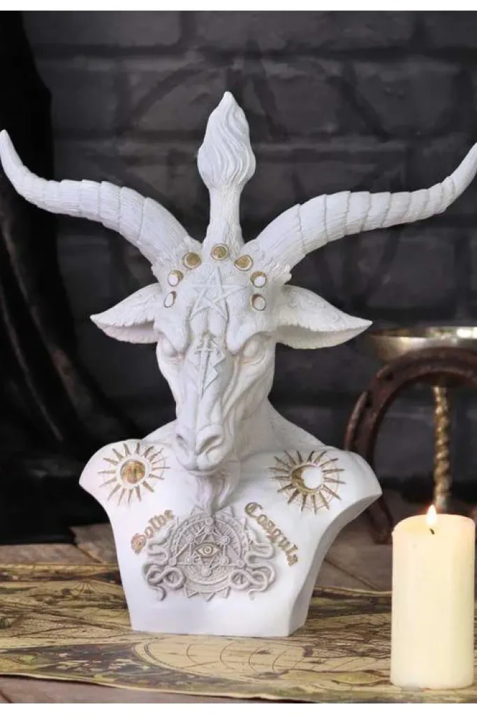 Nemesis Now Baphomet Bust White