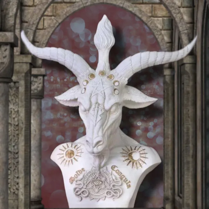 Nemesis Now Baphomet Bust White