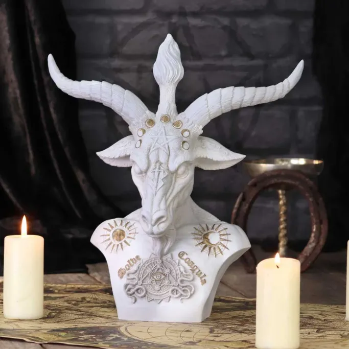 Nemesis Now Baphomet Bust White